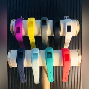 Mini Fitbit and Fitbit bands.